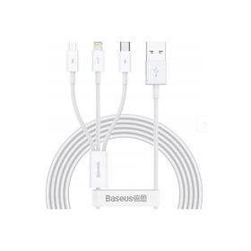 Baseus Superior Series Micro Lightning Type-C 3'lü Hızlı Veri Kablosu 3.5A 1.5 m Şarj Kablosu
