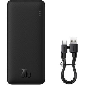 Baseus Ultra İnce 20W 10.000 mAh Süper Hızlı Siyah Powerbank