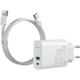 Baseus Vooc Qc Beyaz Şarj Data Aktarım Kablosu