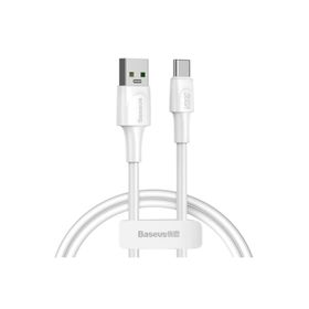 Baseus Vooc Qc Beyaz Şarj Data Aktarım Kablosu