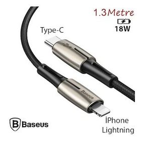 Baseus Waterdrop Type-C To iPhone PD18 W Hızlı 1.3 mt Şarj Kablosu