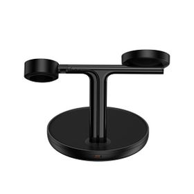 Baseus WXTE000101 Swan 3-in-1 20W Siyah Wireless Manyetik Şarj Adaptörü