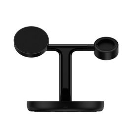 Baseus WXTE000101 Swan 3-in-1 20W Siyah Wireless Manyetik Şarj Adaptörü
