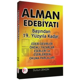 Başından 19. Yüzyıla Kadar Alman Edebiyatı / Dursun Zengin