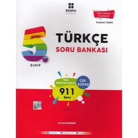 Başka Yayıncılık 5. Sınıf Türkçe Soru Bankası