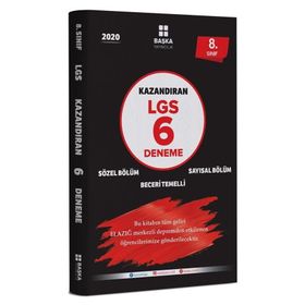 Başka Yayıncılık 8. Sınıf LGS Kazandıran 6 Deneme