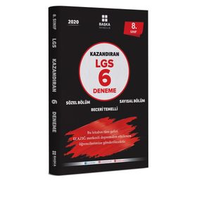 Başka Yayıncılık 8. Sınıf LGS Kazandıran 6 Deneme