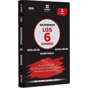 Başka Yayıncılık 8. Sınıf LGS Kazandıran 6 Deneme