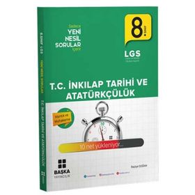 Başka Yayıncılık 8. Sınıf LGS T.C. İnkılap Tarihi Ve Atatürkçülük Soru Bankası