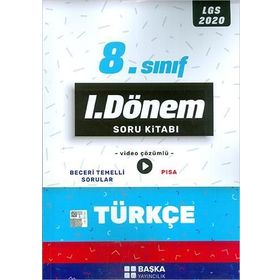 Başka Yayıncılık LGS 1. Dönem Türkçe Soru Kitabı 2020