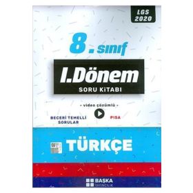 Başka Yayıncılık LGS 1. Dönem Türkçe Soru Kitabı 2020