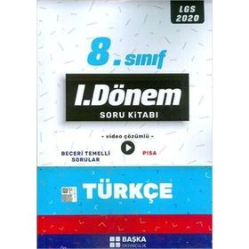 Başka Yayıncılık LGS 1. Dönem Türkçe Soru Kitabı 2020