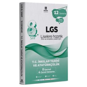 Başka Yayınları 8. Sınıf 2020 LGS İnkılap Tarihi 12 Deneme