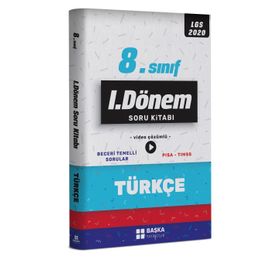 Başka Yayınları 8. Sınıf LGS 1. Dönem Türkçe Soru Kitabı