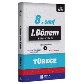 Başka Yayınları 8. Sınıf LGS 1. Dönem Türkçe Soru Kitabı