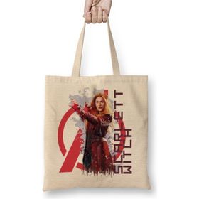 Baskı DüBayan Günlük Çantakkanı Avangers Scarlett Witch Bez Çanta