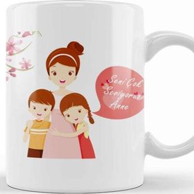 Baskı Dükkanı 00010 Anneler Günü Kupa Bardak
