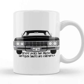 Baskı Dükkanı 01 Supernatural Driver Picks the Music Kupa