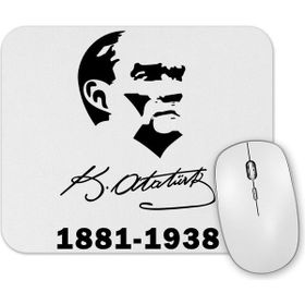 Baskı Dükkanı 10 Kasım Atatürk Tişörtü Mouse Pad