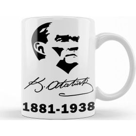Baskı Dükkanı 19 Mayıs Atatürk Porselen Kupa Bardak