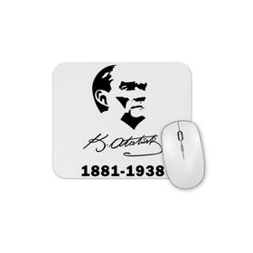 Baskı Dükkanı 19 Mayıs Atatürk Tişörtü Mouse Pad