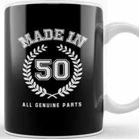 Baskı Dükkanı 1950 Made In 50 All Genuine Parts Kupa Bardak
