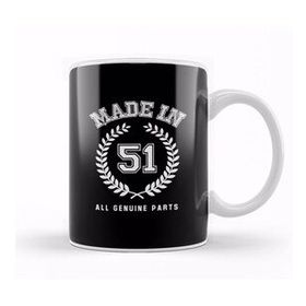Baskı Dükkanı 1951 Made in 51 All Genuine Parts Kupa