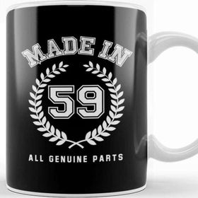 Baskı Dükkanı 1959 Made In 59 All Genuine Parts Kupa Bardak