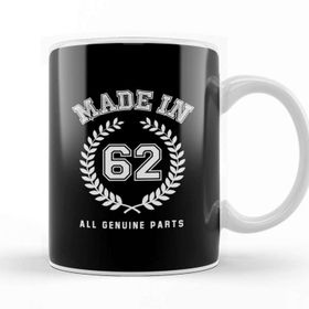 Baskı Dükkanı 1962 Made In 62 All Genuine Parts Kupa Bardak