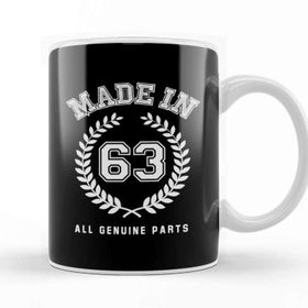 Baskı Dükkanı 1963 Made In 63 All Genuine Parts Kupa Bardak