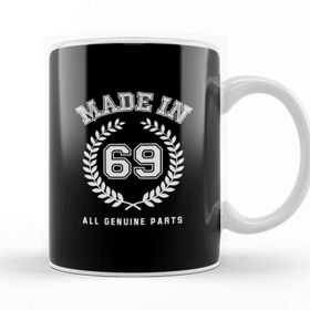Baskı Dükkanı 1969 Made In 69 All Genuine Parts Kupa Bardak