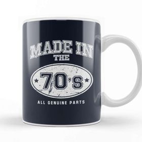 Baskı Dükkanı 1970S Made In 70S All Genuine Parts Kupa Bardak