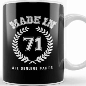 Baskı Dükkanı 1971 Made In 71 All Genuine Parts Kupa Bardak