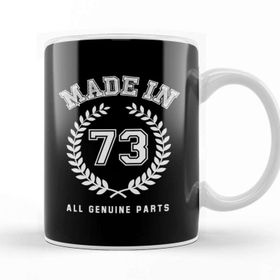 Baskı Dükkanı 1973 Made In 73 All Genuine Parts Kupa Bardak