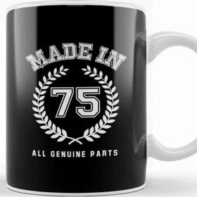 Baskı Dükkanı 1975 Made In 75 All Genuine Parts Kupa Bardak