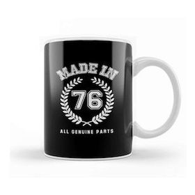 Baskı Dükkanı 1976 Made In 76 All Genuine Parts Kupa Bardak