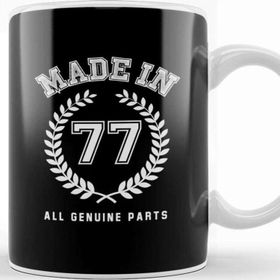 Baskı Dükkanı 1977 Made In 77 All Genuine Parts Kupa Bardak