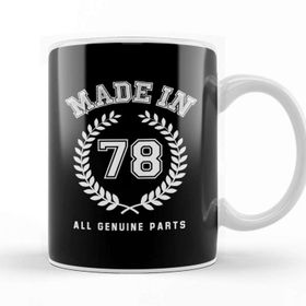 Baskı Dükkanı 1978 Made In 78 All Genuine Parts Kupa Bardak