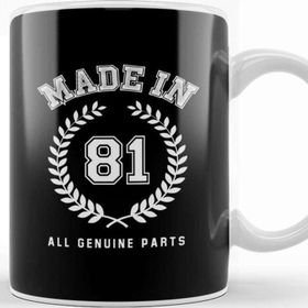 Baskı Dükkanı 1981 Made In 81 All Genuine Parts Kupa Bardak