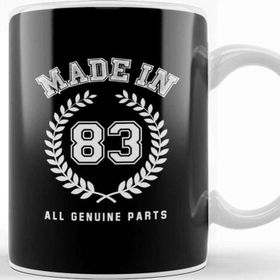 Baskı Dükkanı 1983 Made In 83 All Genuine Parts Kupa Bardak