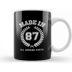 Baskı Dükkanı 1987 Made In 87 All Genuine Parts Kupa Bardak