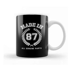 Baskı Dükkanı 1987 Made In 87 All Genuine Parts Kupa Bardak