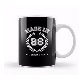Baskı Dükkanı 1988 Made In 88 All Genuine Parts Kupa Bardak