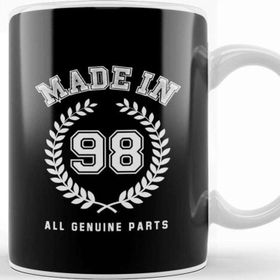 Baskı Dükkanı 1998 Made In 98 All Genuine Parts Kupa Bardak