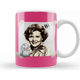 Baskı Dükkanı 2 Betty White Has Died At 99 Kupa Bardak