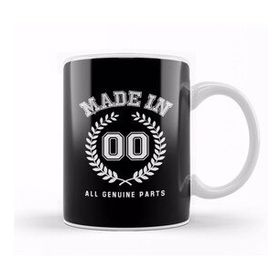 Baskı Dükkanı 2000S Made In 00S All Genuine Parts Kupa Bardak