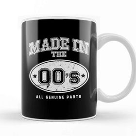 Baskı Dükkanı 2000S Made In 00S All Genuine Parts Kupa Bardak