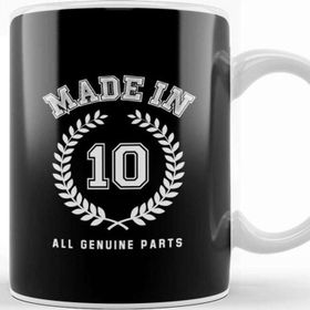 Baskı Dükkanı 2010 Made In 10 All Genuine Parts Kupa Bardak