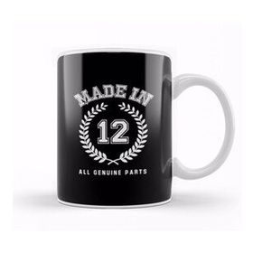 Baskı Dükkanı 2012 Made In 12 All Genuine Parts Kupa Bardak