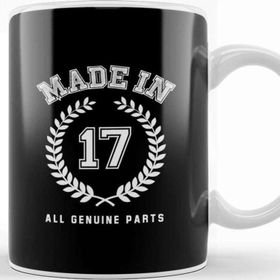 Baskı Dükkanı 2017 Made In 17 All Genuine Parts Kupa Bardak